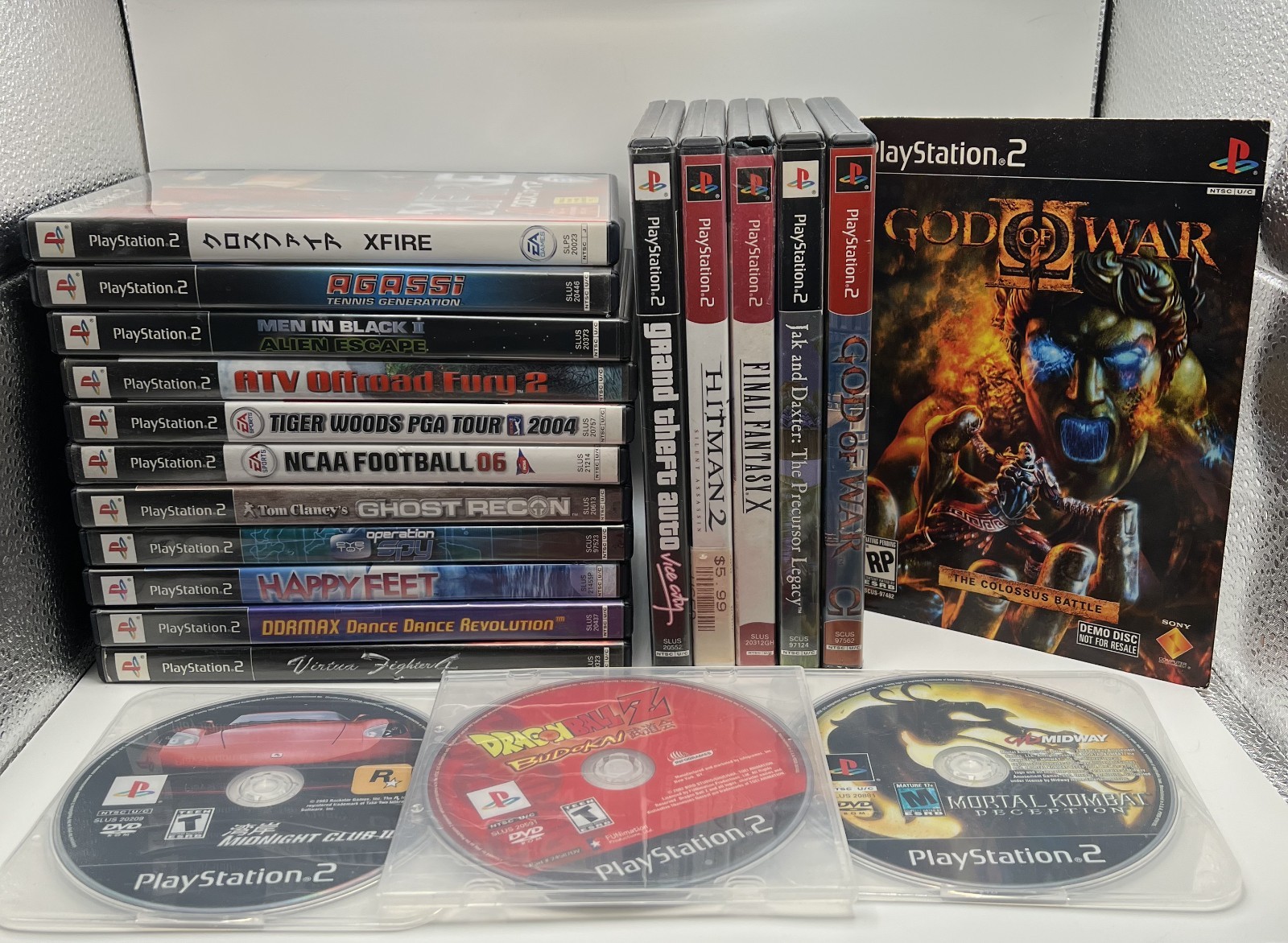 Sony PlayStation 2 PS2 Game BUNDLE LOT OF 20 Games Tested + Working - READ