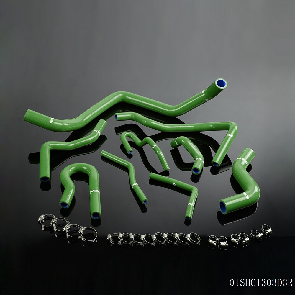 9x Silicone Radiator Hose Green Fit For Honda Civic D15 D16 SOHC EG/EK 1992-2000 9x Silicone Radiator Hose Green Fit For Honda Civic D15 D16 SOHC EG/EK 1992-2000