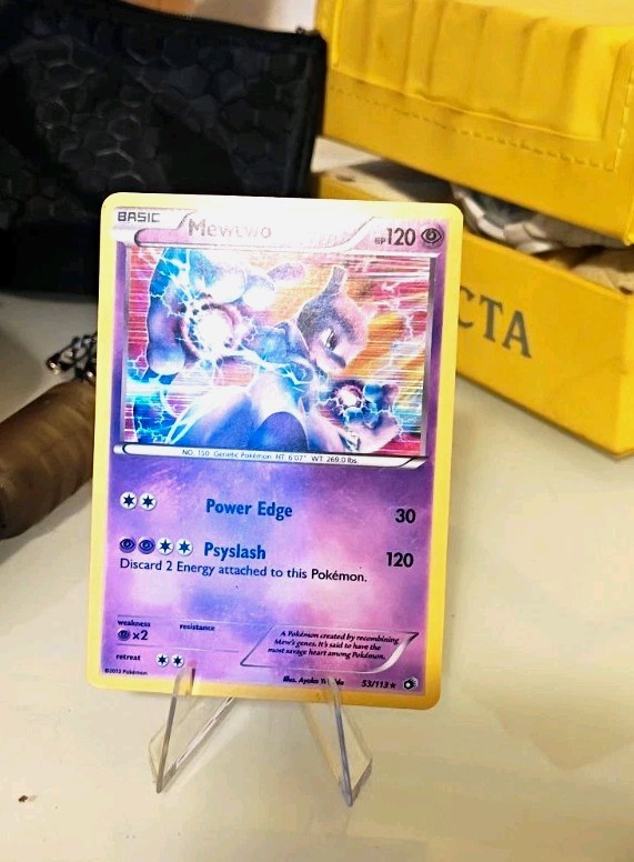 Pokemon TCG Mewtwo 53/113 Legendary Treasures 2013 EN Rare Holo Basic Pokemon TCG Mewtwo 53/113 Legendary Treasures 2013 EN Rare Holo Basic