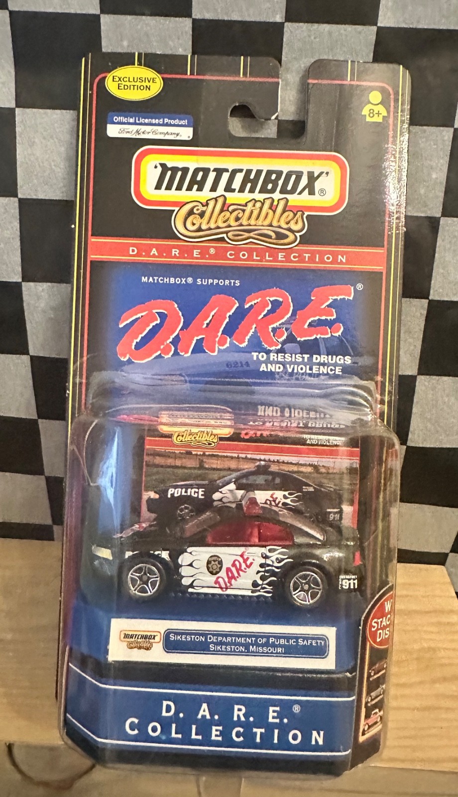 Matchbox Collectibles DARE Sikeston DPS Missouri Mustang Police Car (1999) NIB