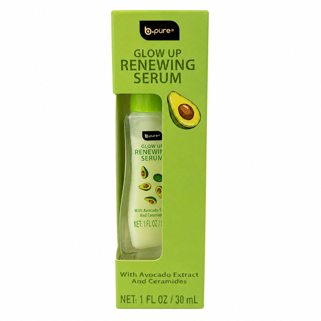 B Pure Glow Up Avocado Renewing Serum 1 fl oz - New in box B Pure Glow Up Avocado Renewing Serum 1 fl oz - New in box