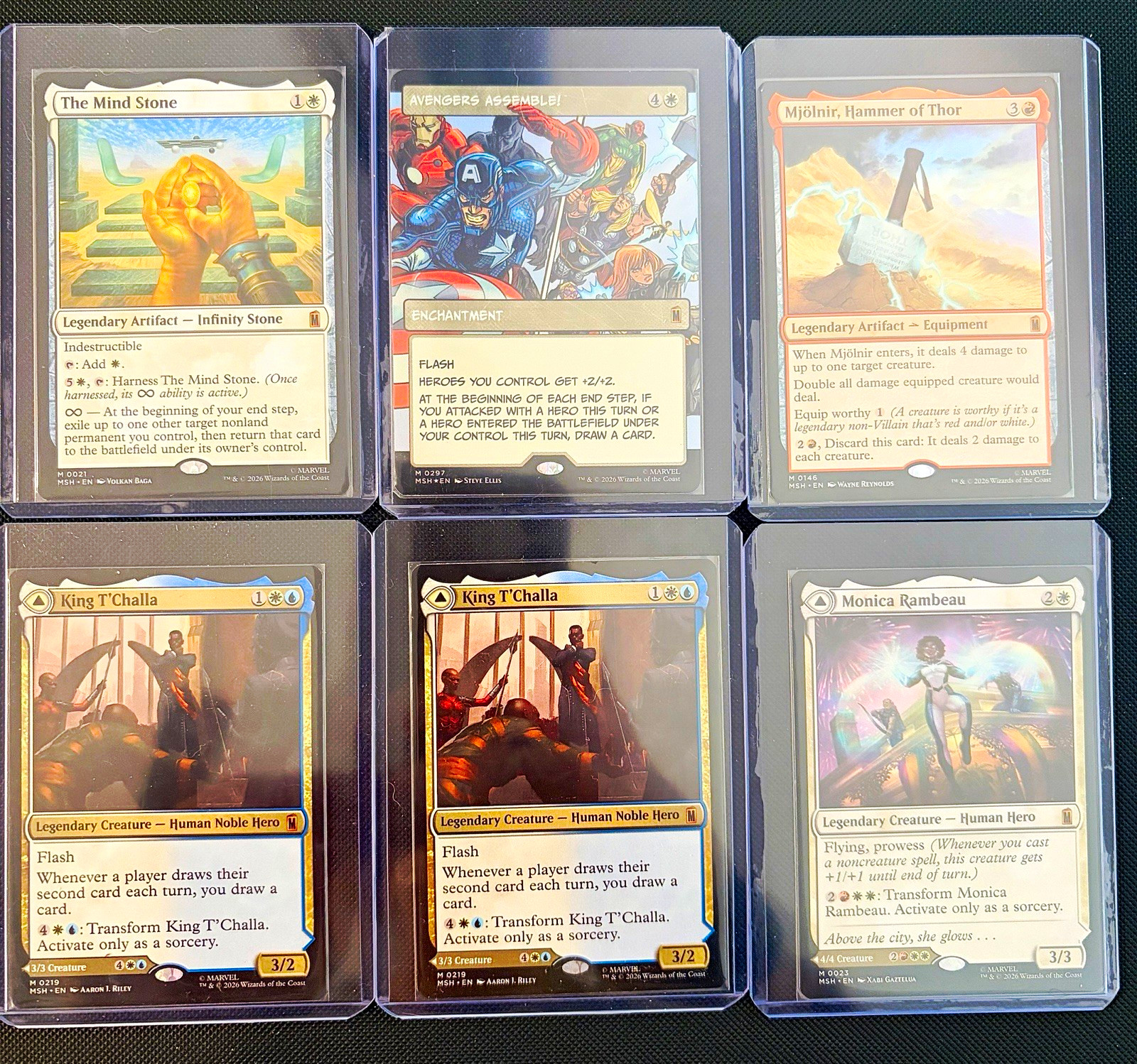  MTG Marvel Superhero Spider-Man Foil Full Art LOT Mind Stone, Thor 107 HITS ✨