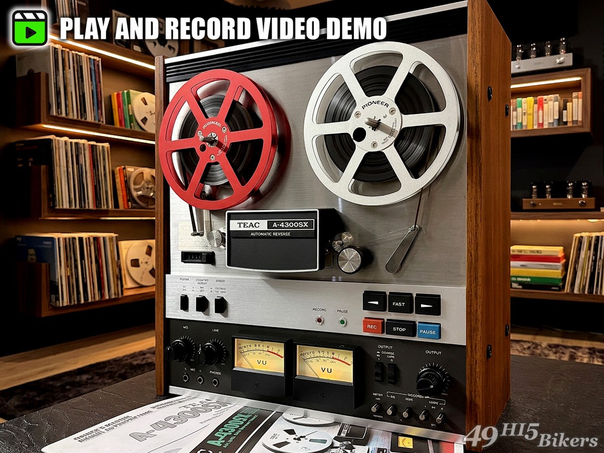 TEAC A-4300SX Audiophile Reel to Reel Calibrated + Serviced + 30-Day $ Guarantee