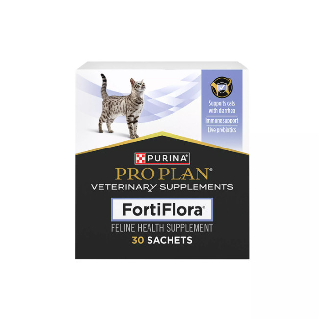 New w/ Purina Pro Plan FortiFlora Cat Probiotic Powder Digestive Support 30 Ct