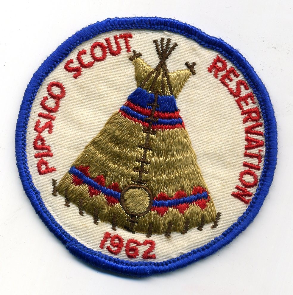 Vtg 1962 Boy Scouts BSA Patch Pipsico Scout Reservation Surry County Virginia