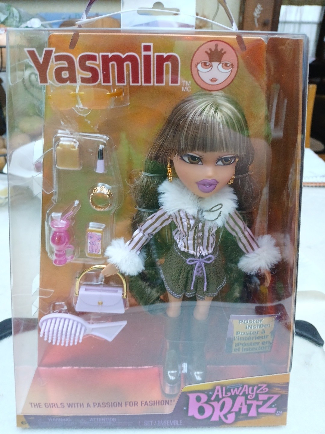 Always Bratz YASMIN Fashion Doll with Accessories & Poster Birthday, Christmas 