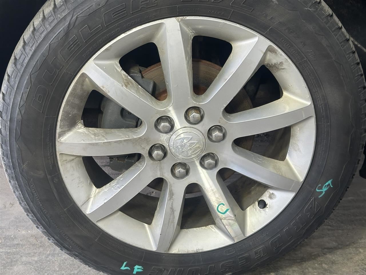 Wheel 20x7-1/2 9 Spoke Opt Pew Fits 13-17 ENCLAVE 2877429