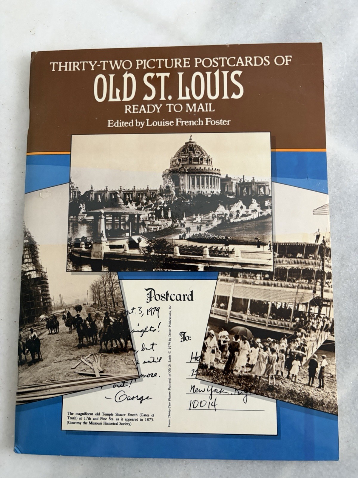 1979 Old St. Louis Missouri Picture Postcard Book Postcards