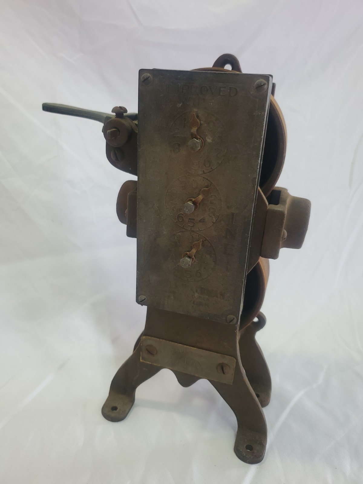 Antique John J. Waldman Improved Wire Measuring Machine, New York USA