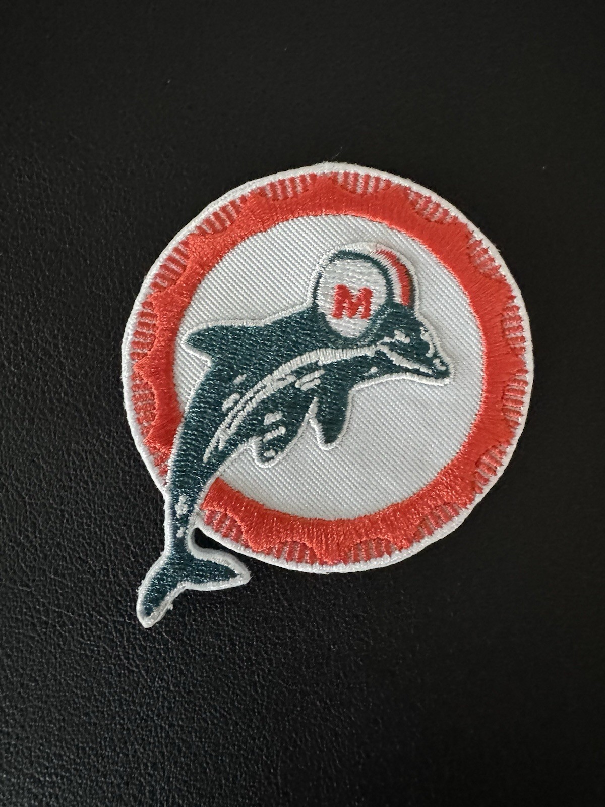VINTAGE CLASSIC RETRO THROWBACK MIAMI DOLPHINS 1966 LOGO PATCH NEW OLD STOCK