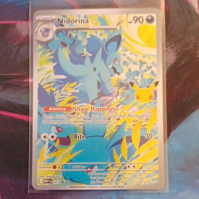 Nintendo Pokémon TCG Nidorina 101  Promo Holo ENG 90 HP