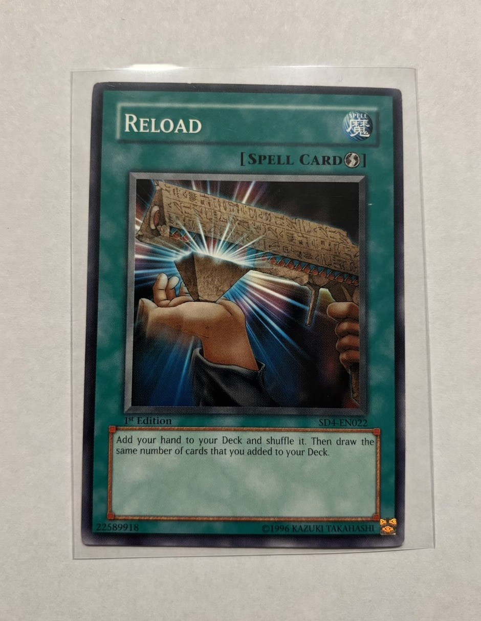Reload - SD4-EN022 - LP - Common - 1st ed - Yugioh Reload - SD4-EN022 - LP - Common - 1st ed - Yugioh