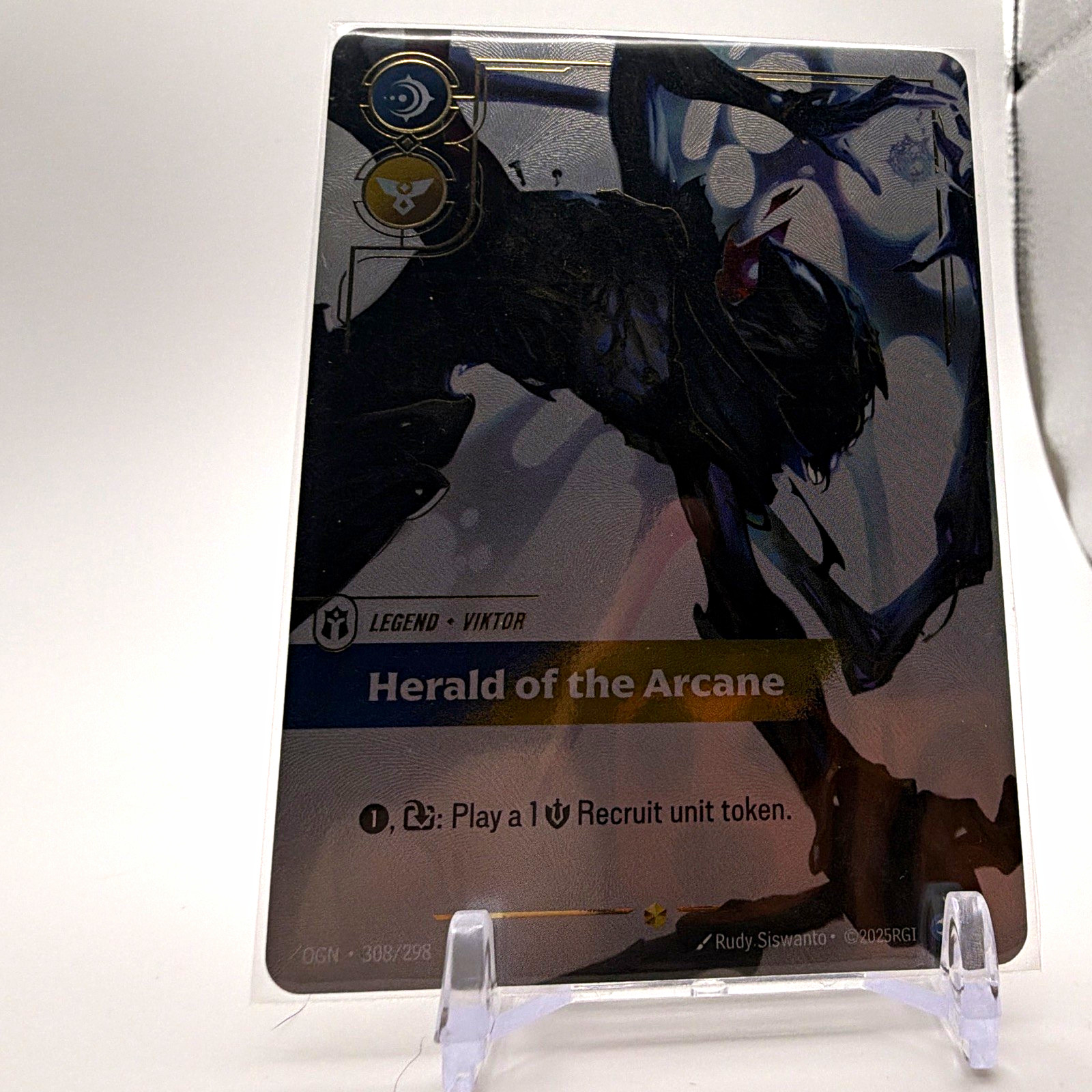 Riot Games Riftbound Viktor Herald of the Arcane Foil Full Art 308/298