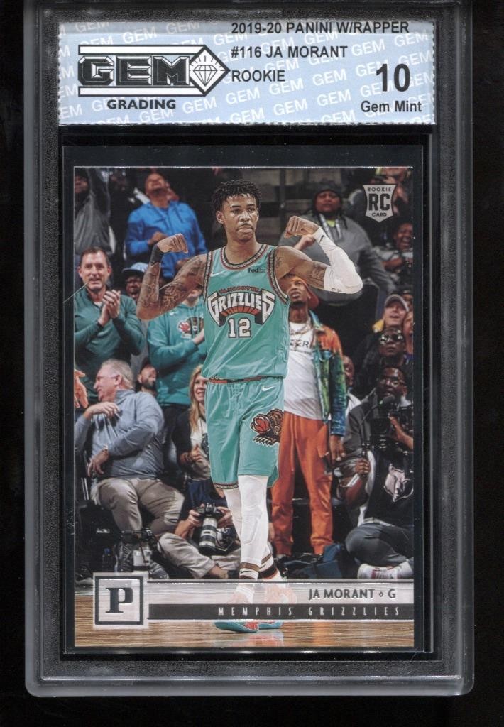 Ja Morant RC 2019-20 Panini #116 Young Dolph Rookie GEM MINT 10