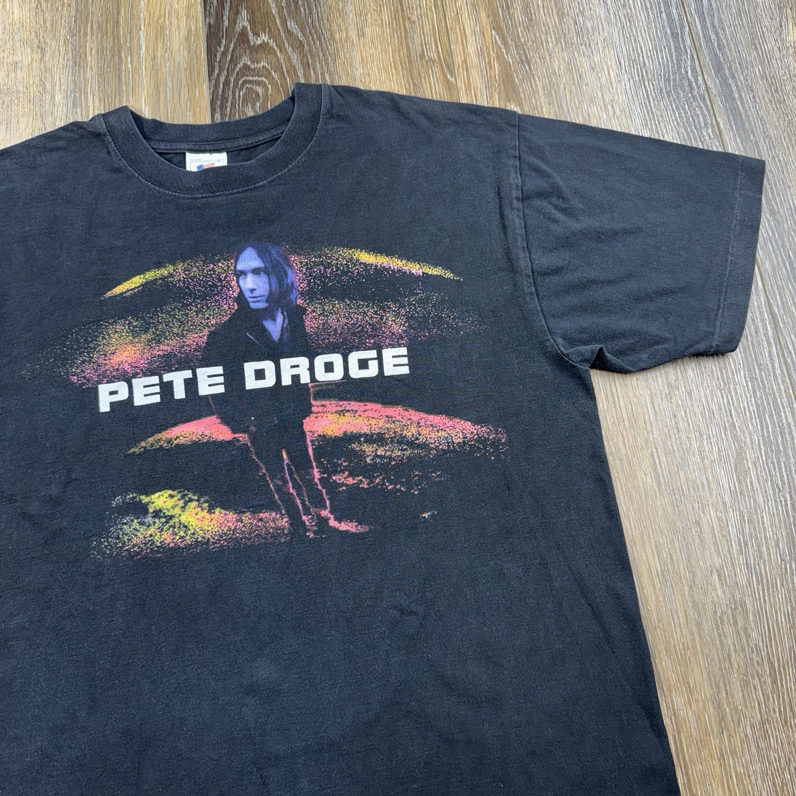 Vintage Pete Droge Shirt Mens XL Black Spacey And Shakin 1998 Tour Concert Tee