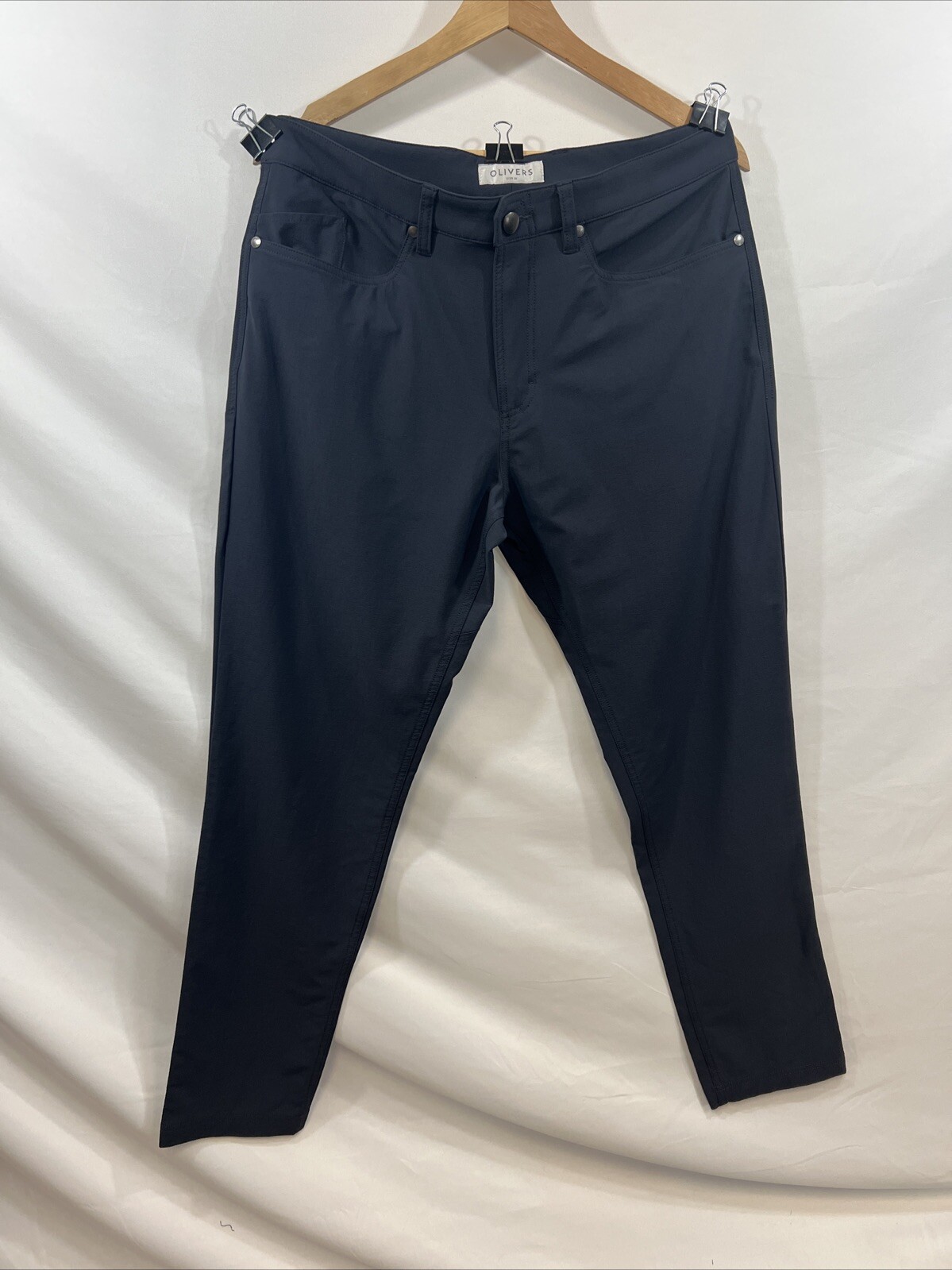 Oliver's Apparel Men's Passage Stretch Pant Org $148 NWOT DARK NAVY Many Sizes