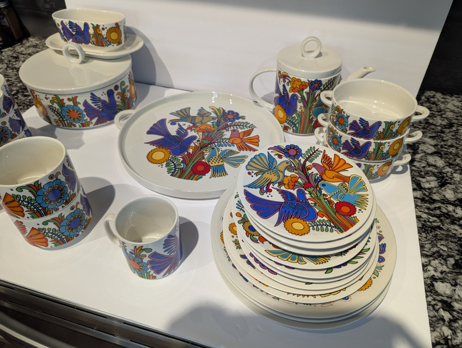 Villeroy and Boch “Acapulco” - 30 Pieces Kitchen Ware Collectible Decorative 