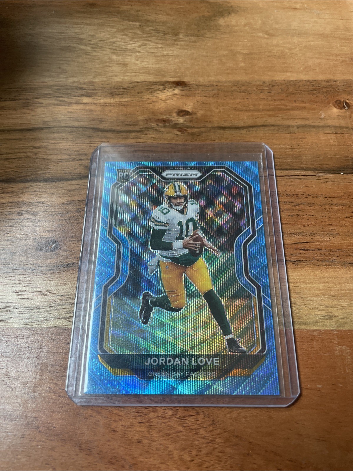 2020 Panini Prizm - Rookie Jordan Love #363 Blue Wave Prizm /199 (RC) 2020 Panini Prizm - Rookie Jordan Love #363 Blue Wave Prizm /199 (RC)