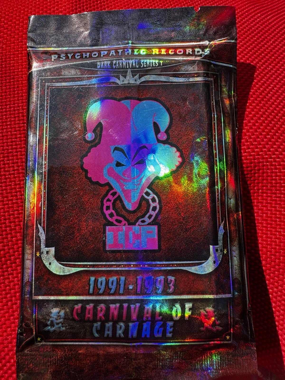 ICP Insane Clown Posse Trading Cards Series 1 Carnival Carnage 1992 Official ICP Insane Clown Posse Trading Cards Series 1 Carnival Carnage 1992 Official