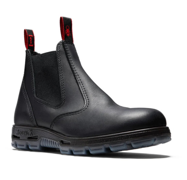 Redback® (Men\'s 9.5 M) Bobcat Easy Escape™ Pull-On Work Boot in Black - $190