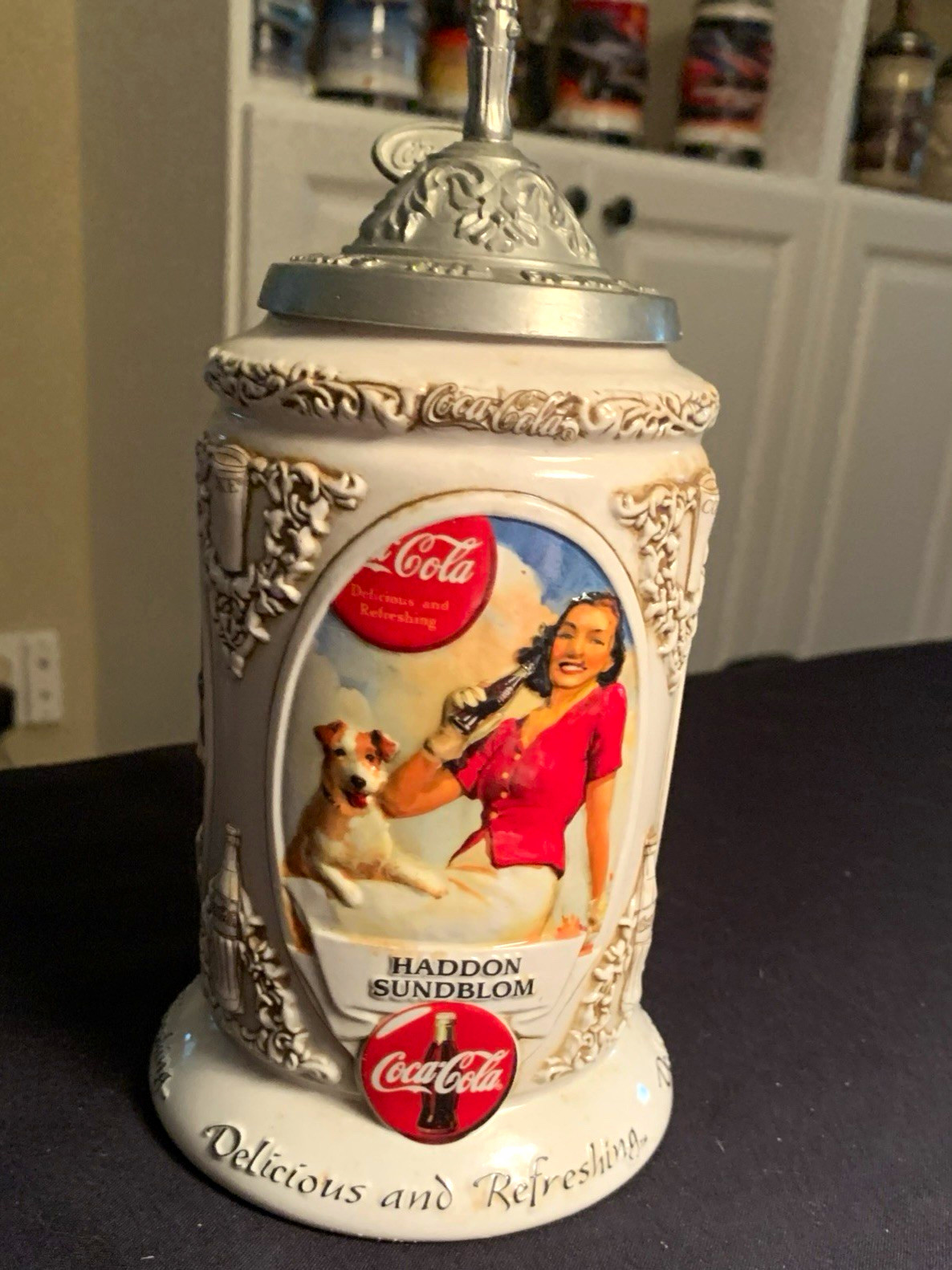 Coca-Cola Early Illustrators Stein Series Lidded Stein 1999 Original CS400 Coca-Cola Early Illustrators Stein Series Lidded Stein 1999 Original CS400