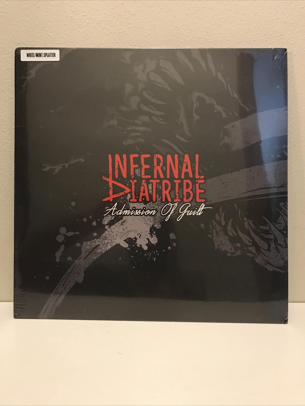 Infernal Diatribe Admission Of Guilt White Mint Splatter Colored 12\