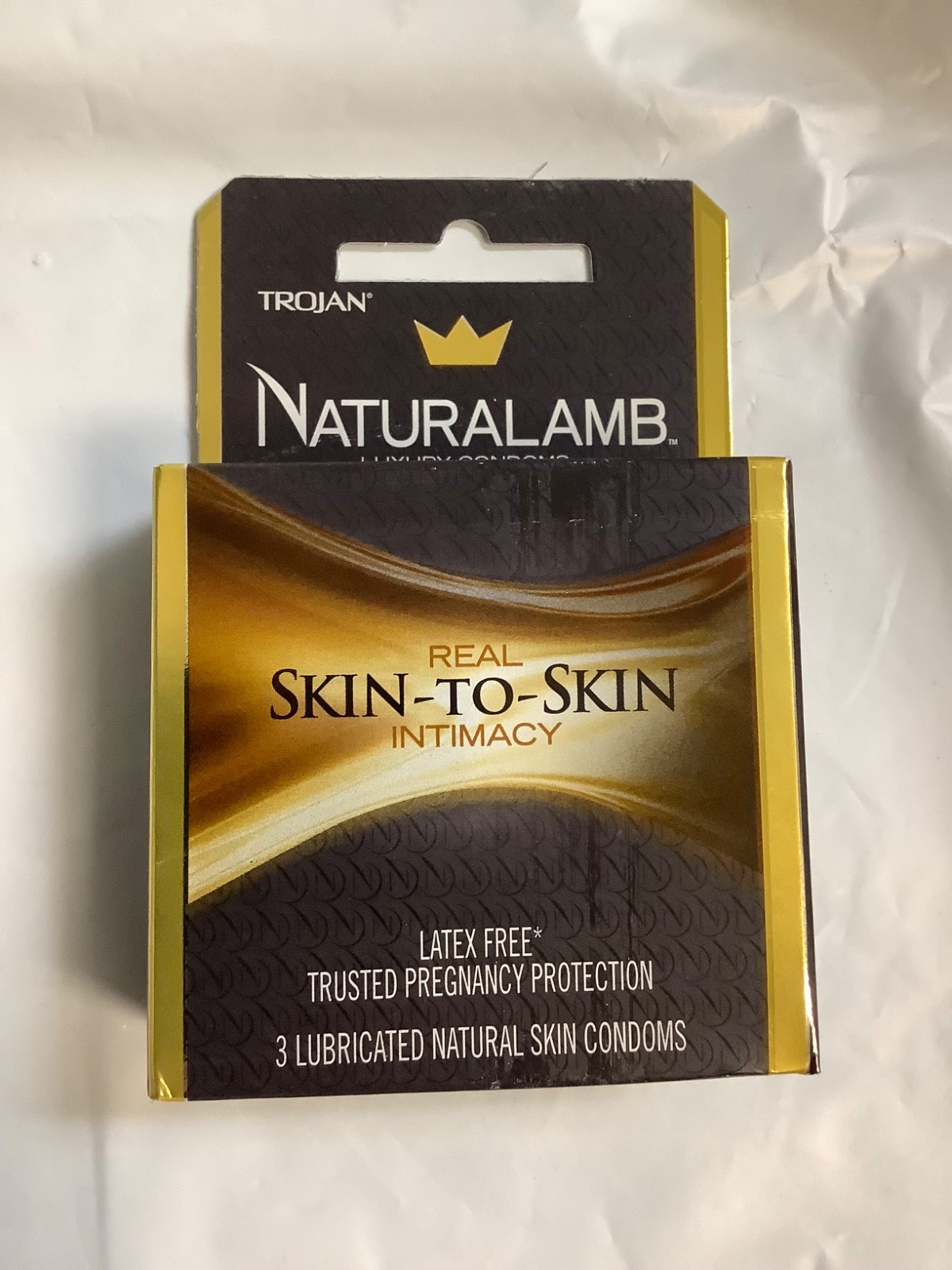 Trojan Naturalamb Lubricated Male Condoms - DISCONTINUED - Exp 2030 3 count Trojan Naturalamb Lubricated Male Condoms - DISCONTINUED - Exp 2030 3 count