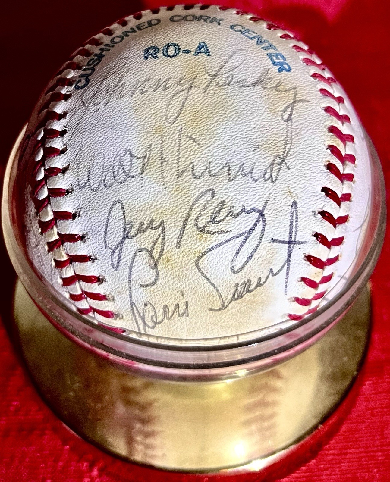 1978 Boston Red Sox Team signed ROMLB Auto Baseball Dwight Evans Jerry Remy +22