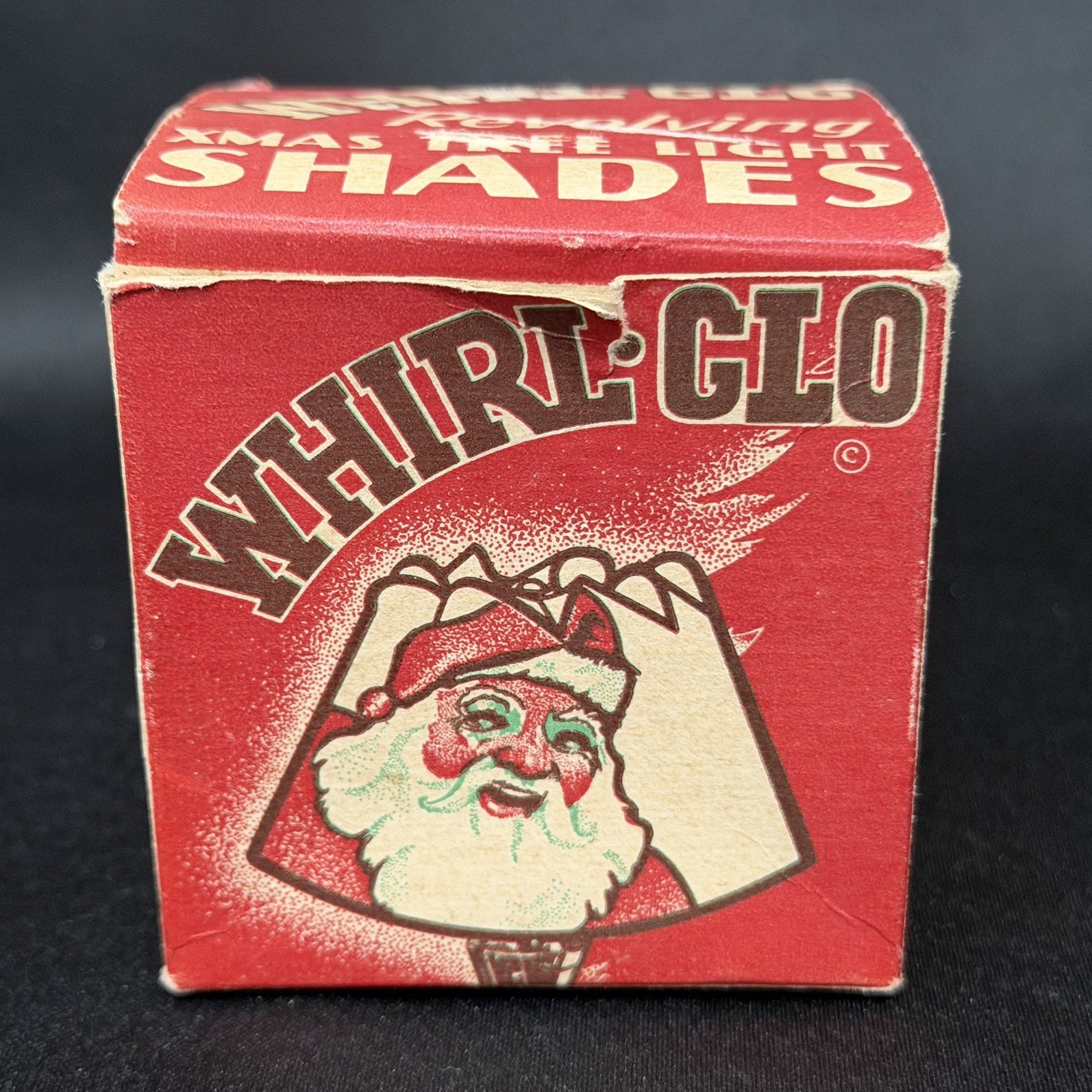 VTG Christmas Whirl Glo Revolving Tree Paper Light Shades With Box 5 Shades VTG Christmas Whirl Glo Revolving Tree Paper Light Shades With Box 5 Shades