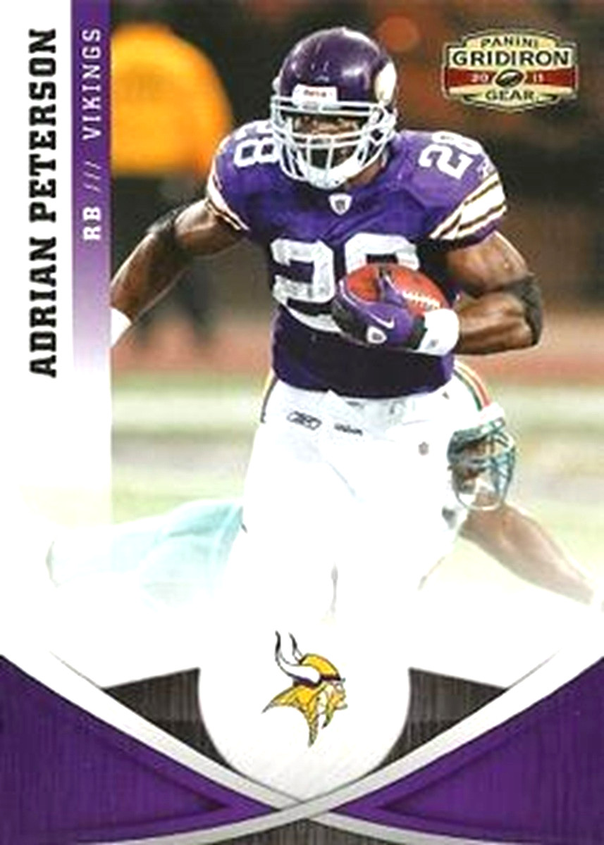 2011 Panini Gridiron Gear #103 Adrian Peterson Minnesota Vikings 2011 Panini Gridiron Gear #103 Adrian Peterson Minnesota Vikings