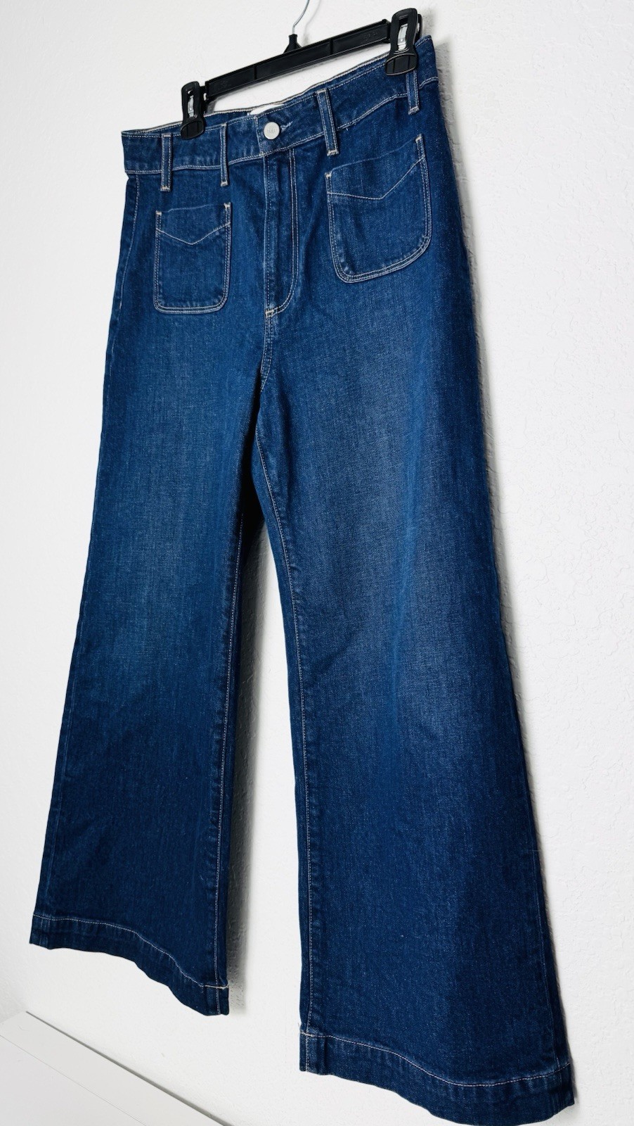 Paige Anessa Wide Leg Front Pocket High Waisted Jeans Size 30 NWOT Paige Anessa Wide Leg Front Pocket High Waisted Jeans Size 30 NWOT