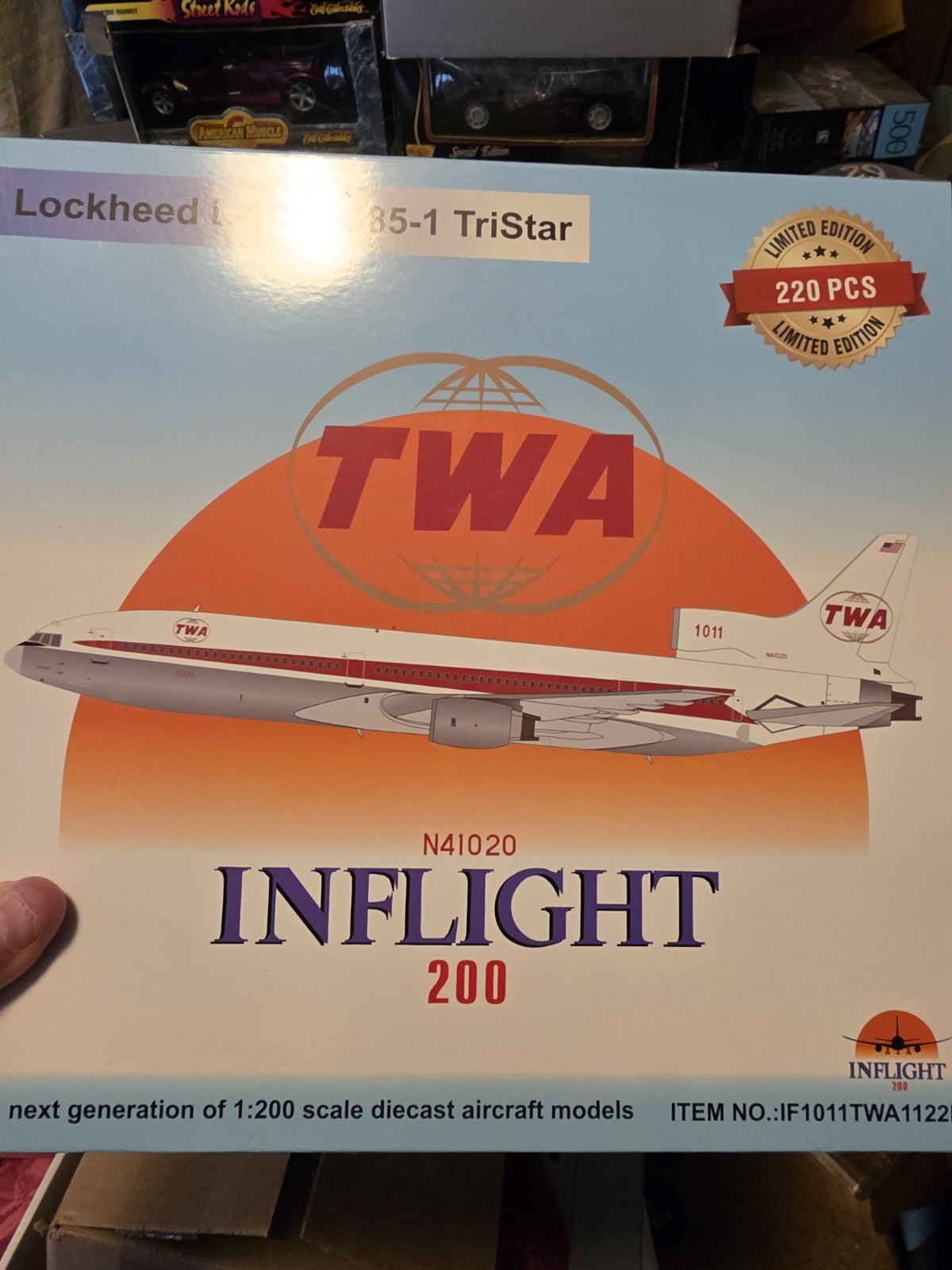 INFLIGHT200 TWA LOCKHEED L-1011-385-1 1:200 IF1011TWA1122 IN STOCK INFLIGHT200 TWA LOCKHEED L-1011-385-1 1:200 IF1011TWA1122 IN STOCK