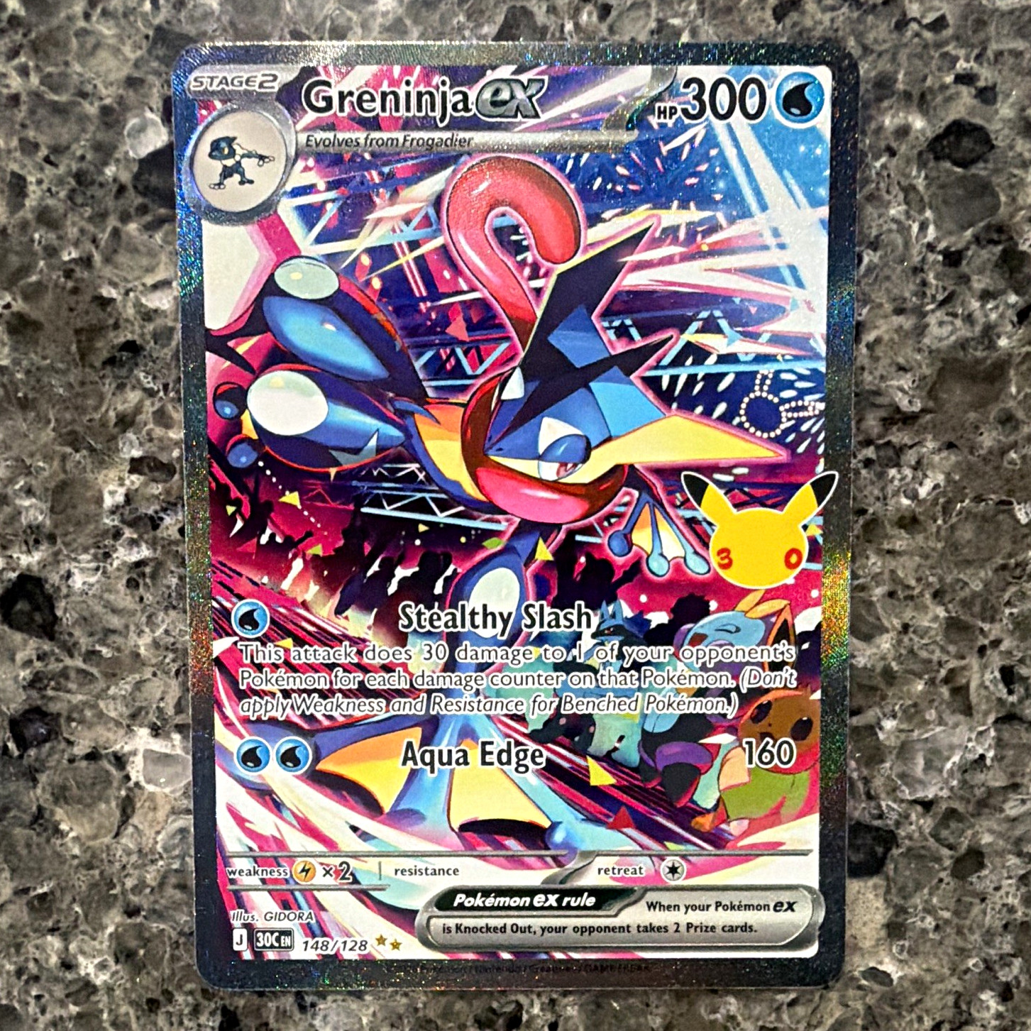 The Pokémon Company Greninja ex 132 SV Promo Holo Stage 2 300 HP English