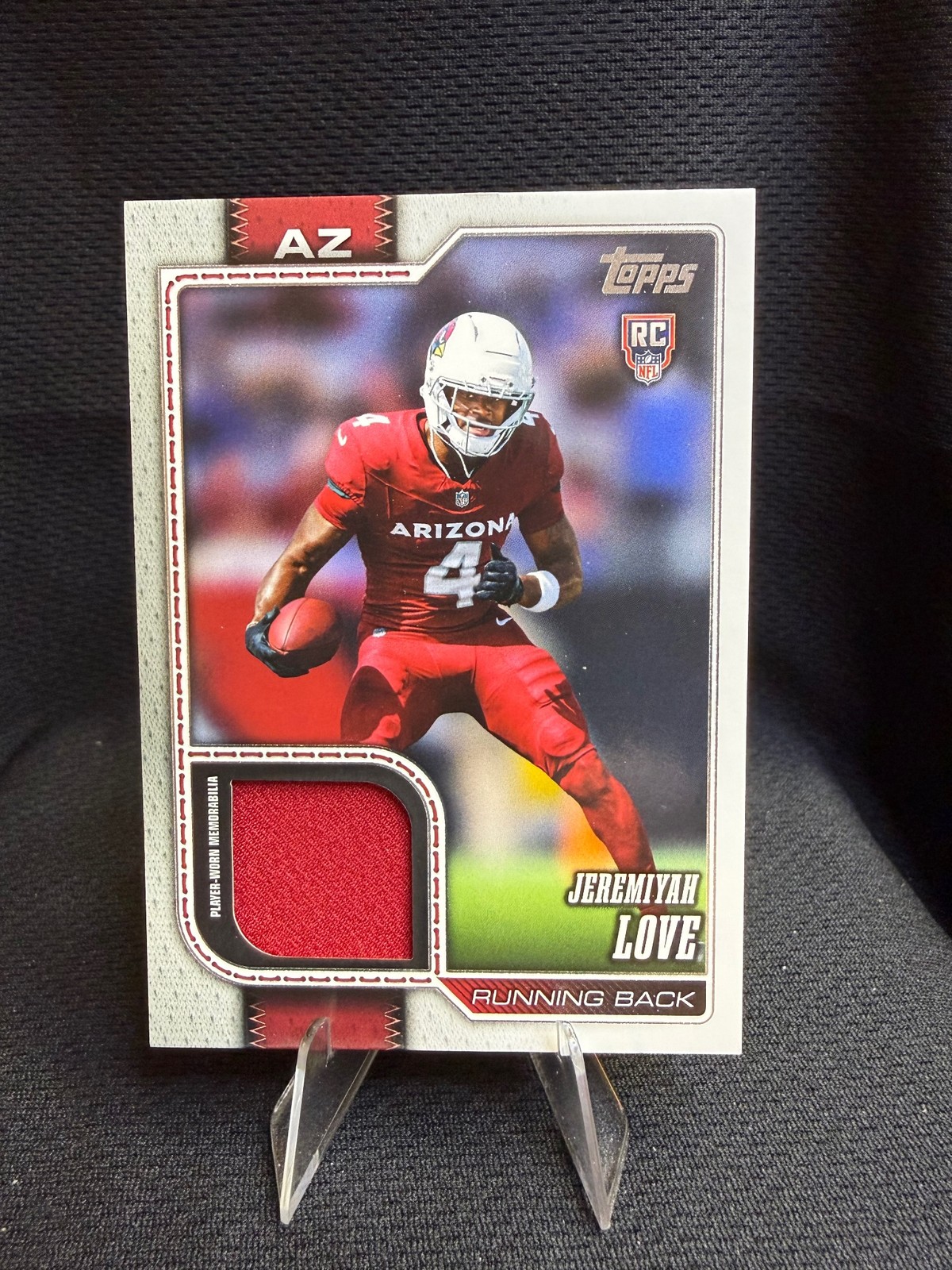 2026 Topps Flagship #ROR-JL Jeremiyah Love Real One Rookie Relics 2026 Topps Flagship #ROR-JL Jeremiyah Love Real One Rookie Relics