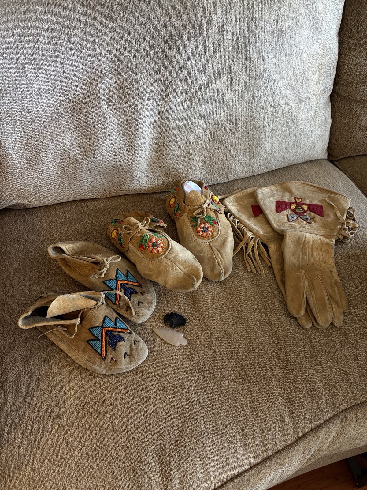 4 Items of Native American Indian Vintage, Age Unknown But They are Quite Old