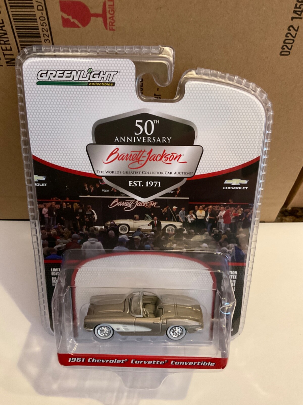 Greenlight Barrett-Jackson 1961 Chevrolet Corvette Convertible Greenlight Barrett-Jackson 1961 Chevrolet Corvette Convertible