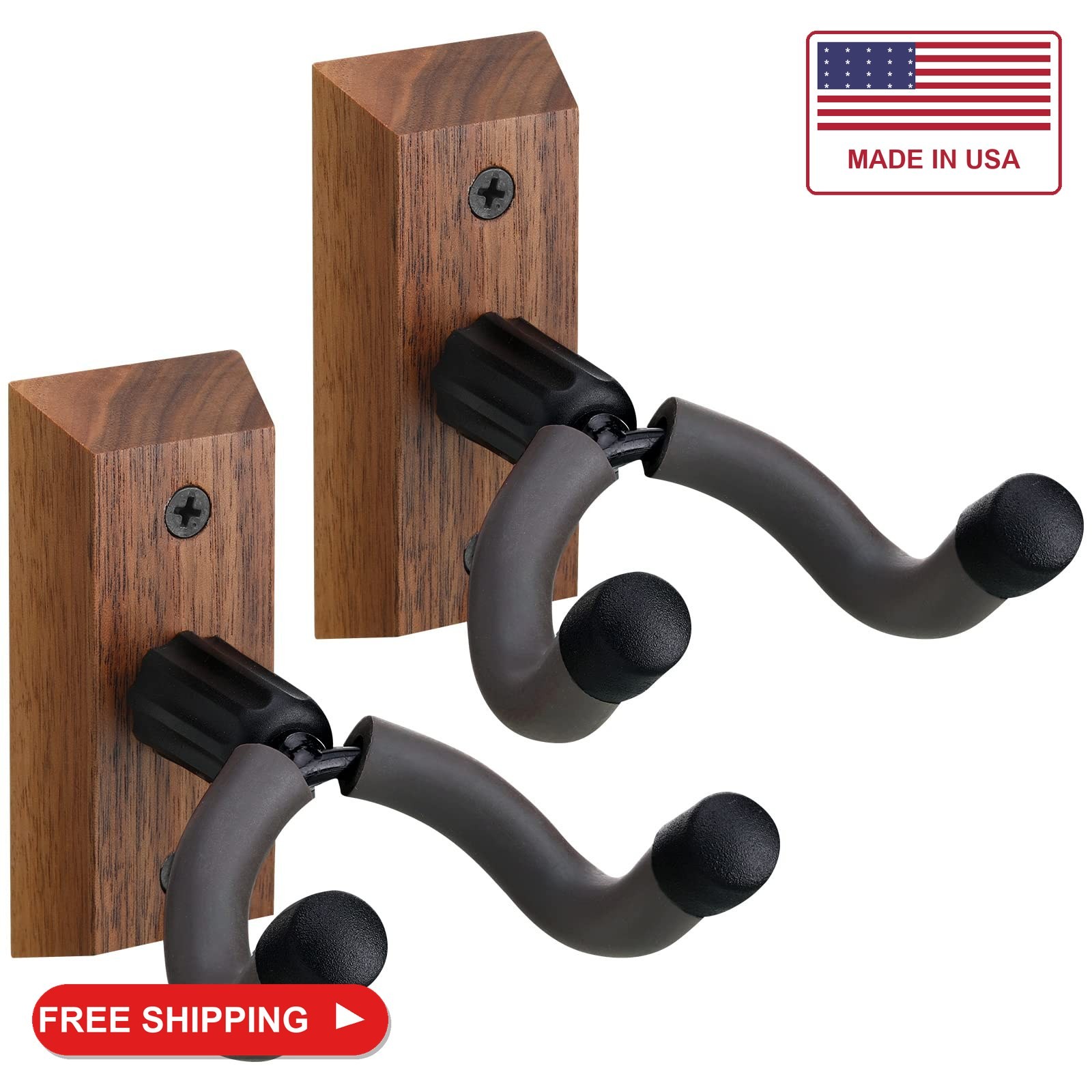 Tatuo 2 Pcs 2/4 Pcs Crossbow Hanger for Wall, Fake Gun Rack Mount, Walnut Tatuo 2 Pcs 2/4 Pcs Crossbow Hanger for Wall, Fake Gun Rack Mount, Walnut