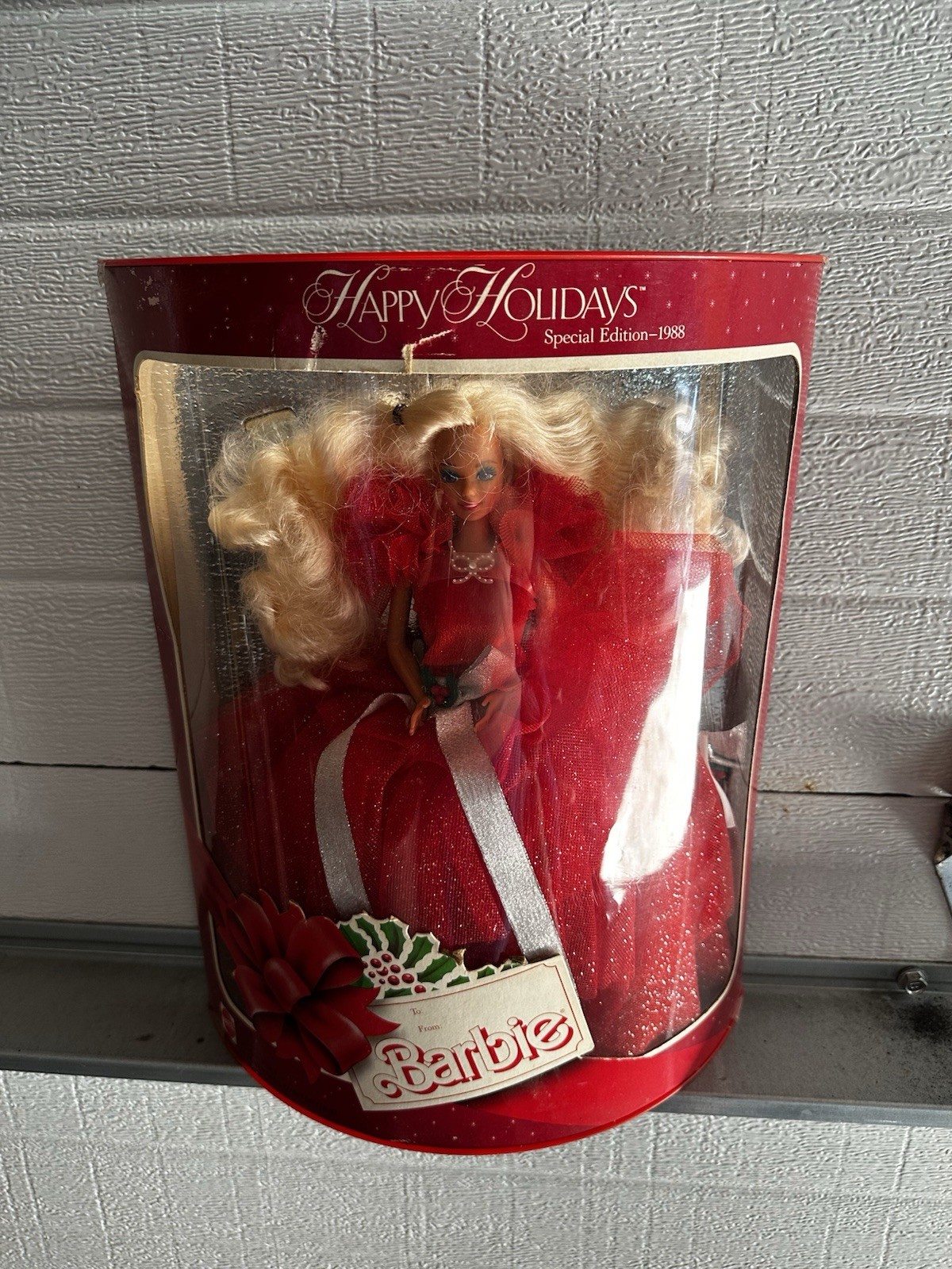 Mattel Barbie Happy Holidays Special Edition Christmas Doll 1988 11.5in Unopened