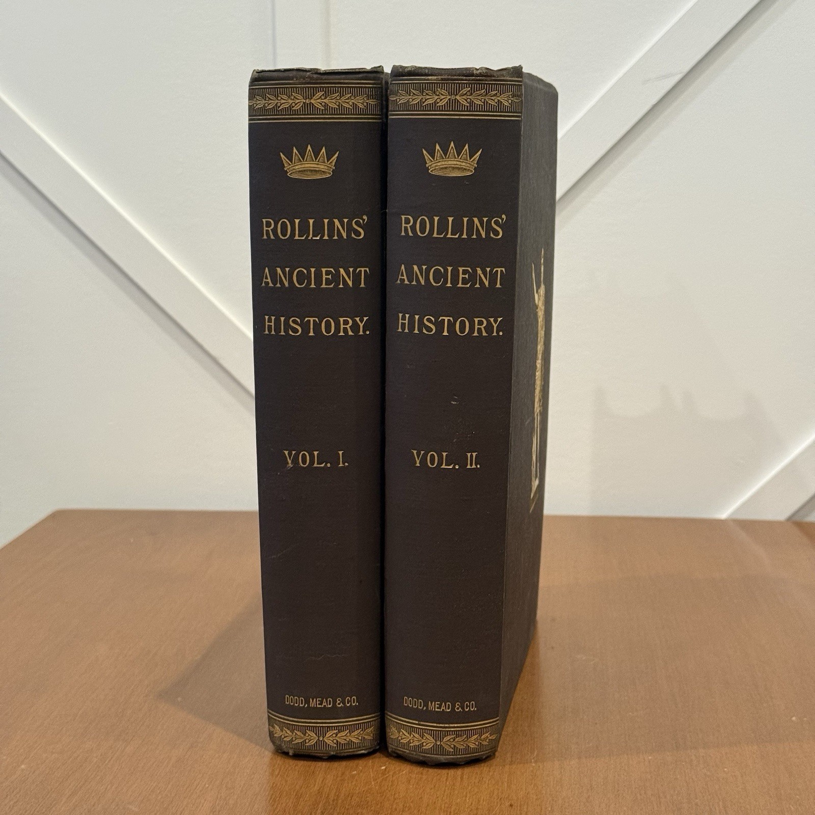 Rollins Ancient History Egyptians Carthaginians  Vol I & II HC Books Improved Ed