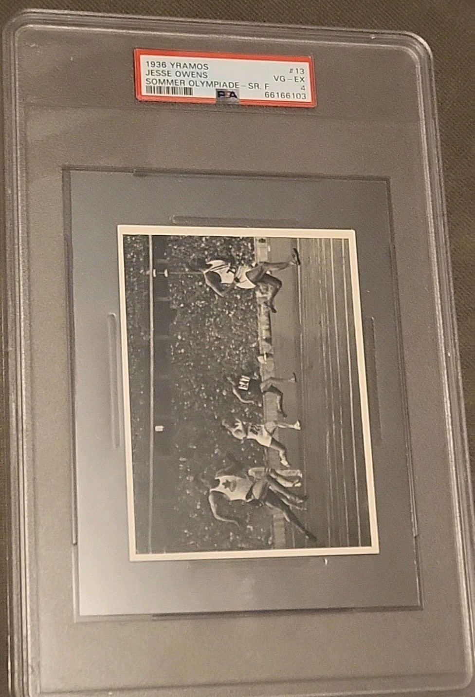 1936 Yramos JESSE OWENS #13 Rookie PSA 4 FINEST 1/4 USA Olympics 