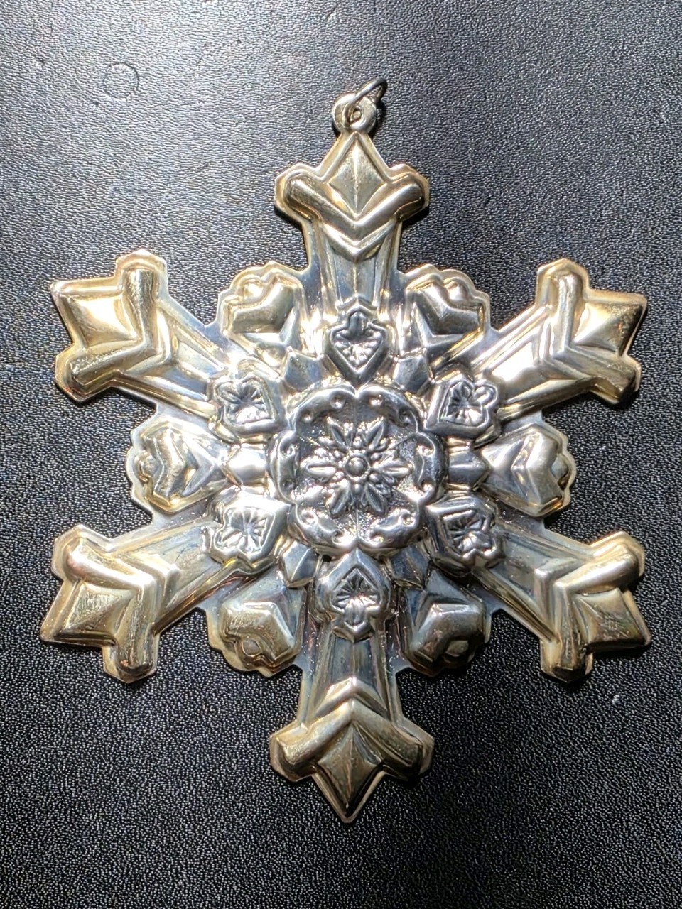 1995 Gorham Sterling Silver Snowflake Ornament 1995 Gorham Sterling Silver Snowflake Ornament