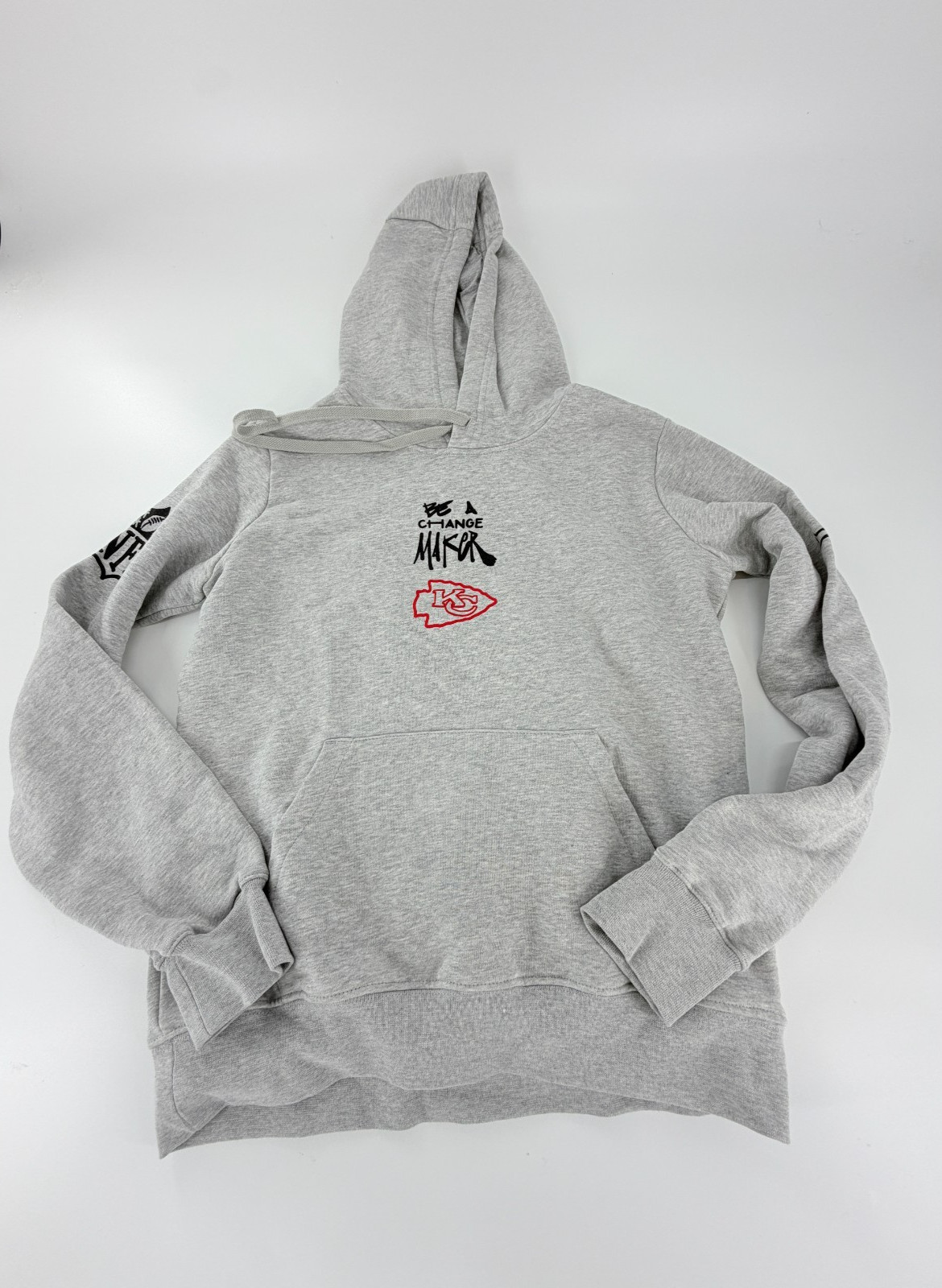 Kansas City Chiefs Nike NFL Inspire Change Team Sideline Hoodie Mens Size S Grey Kansas City Chiefs Nike NFL Inspire Change Team Sideline Hoodie Mens Size S Grey
