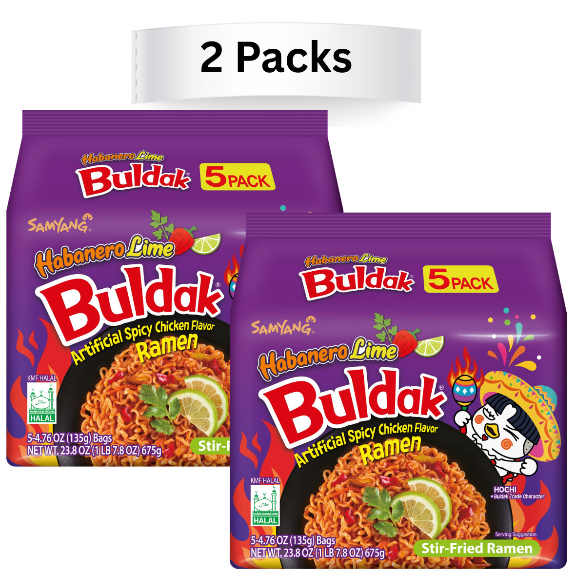 SAMYANG BULDAK HABANERO LIME RAMEN 5-pack