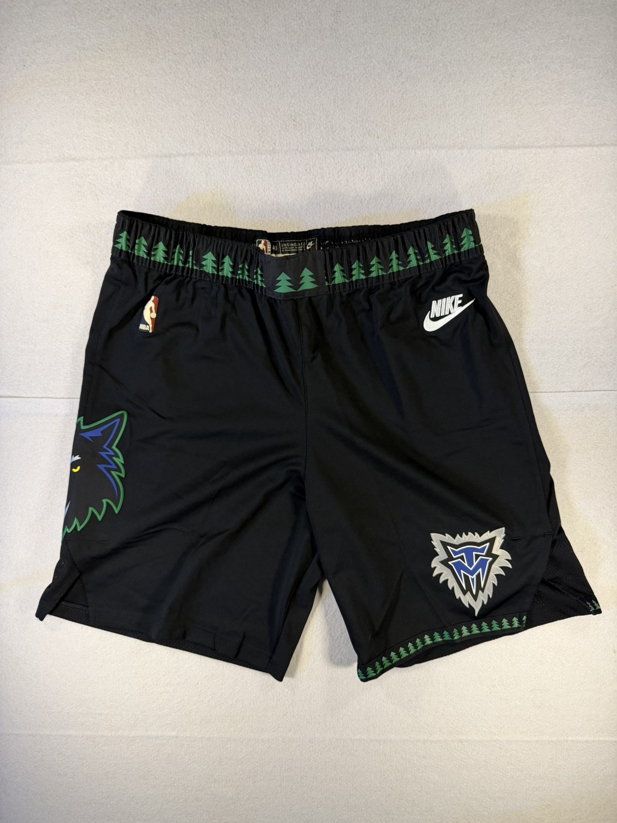 Minnesota Timberwolves Nike Classic Edition Authentic On Court Shorts Mens 42