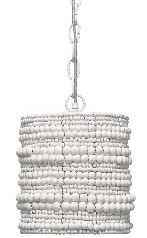 Jamie Young White Strand Pendant, FAST  