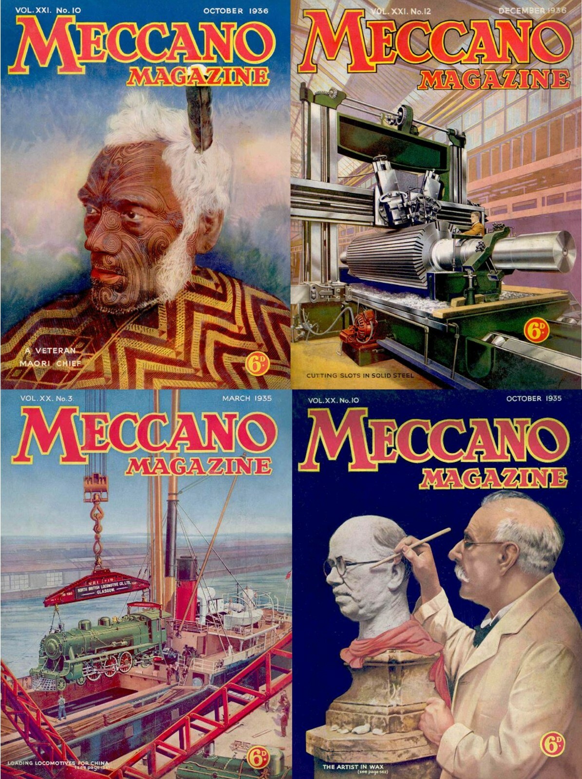 197 Issues of Meccano Magazine - Hobby Mechanical Toys Vol.1 (1916-1936) on DVD