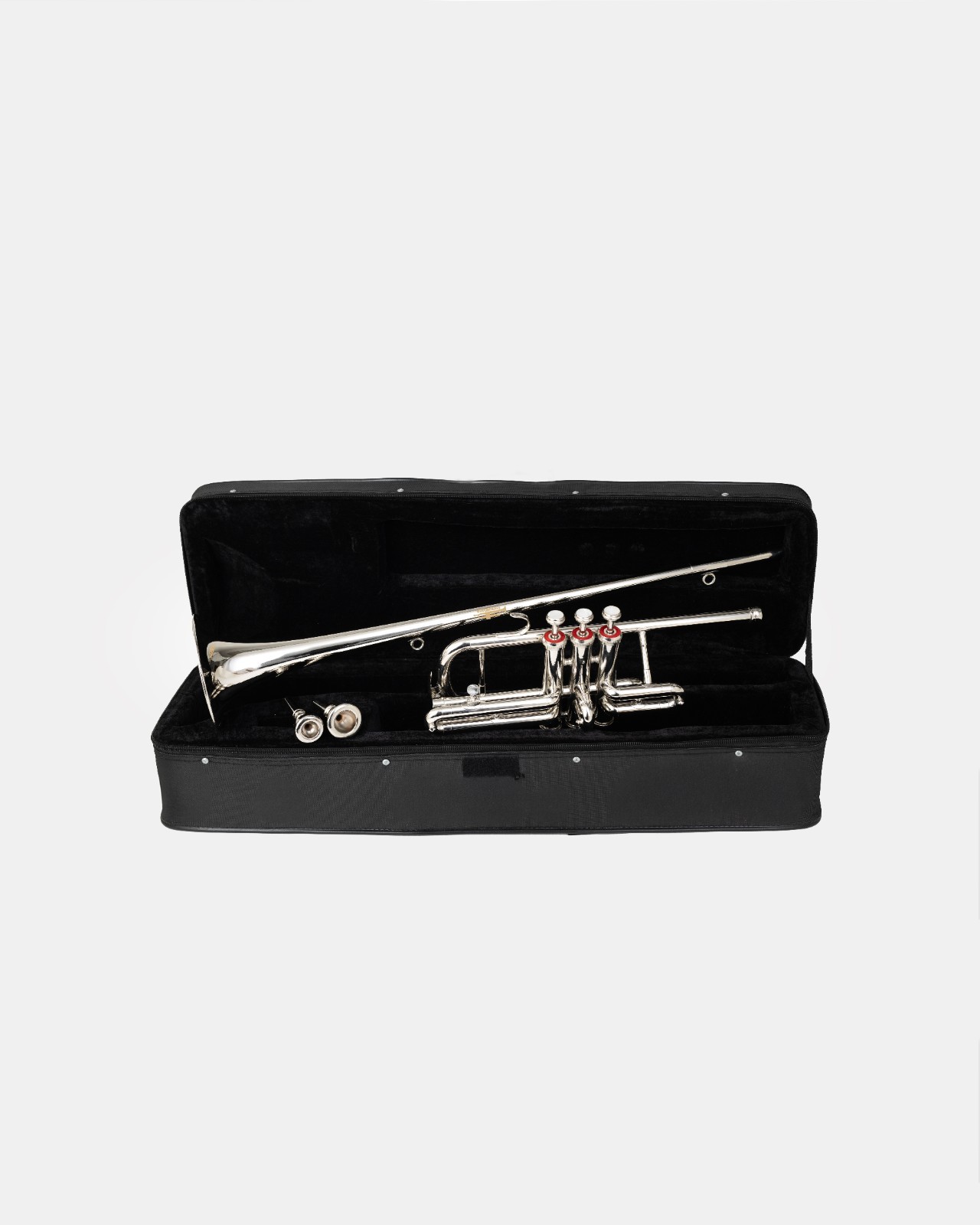 Flag Trumpet BB PITCH Shinning NICKEL With case super HARD CASE