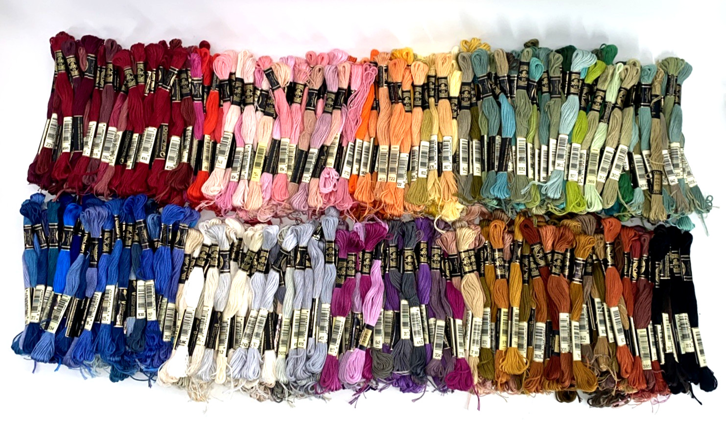 VTG DMC Skein Floss Embroidery Thread 6 Strand Mouline Special 25 LOT OF 475