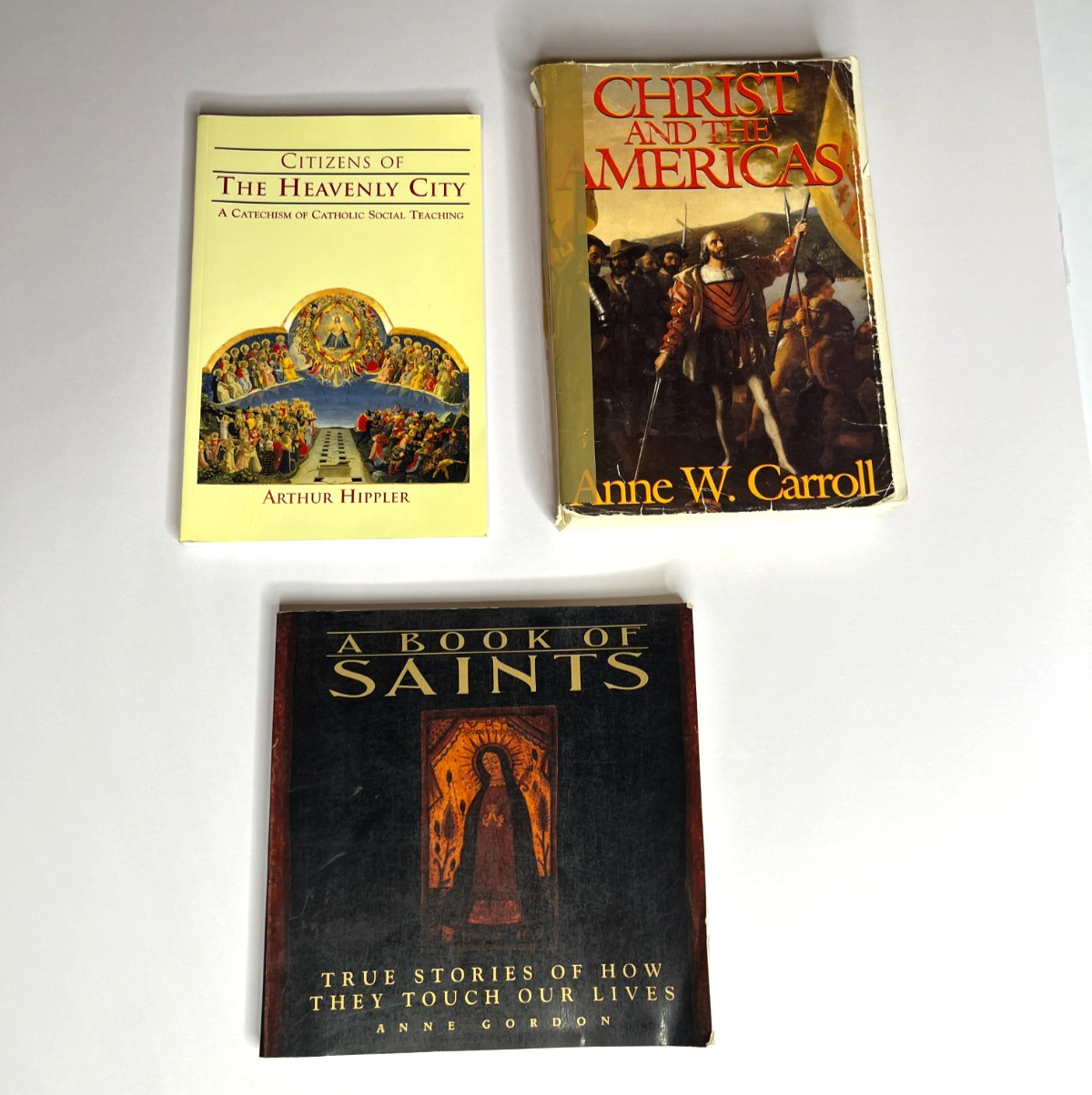 Lot of 3 Books Citizens of The HeavenlyCity Christ & TheAmericas A Book ofSaints