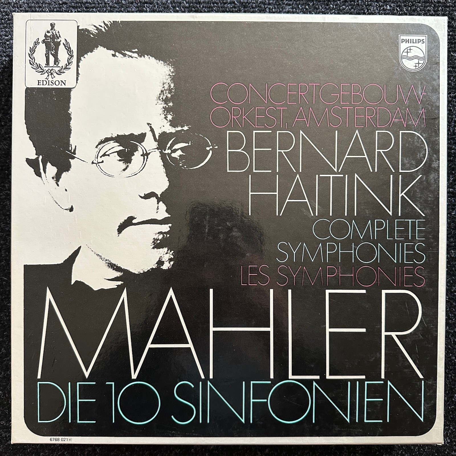 Bernard Haitink Mahler The 10 Symphonies Dutch 16 Vinyl LP Box Set Philips